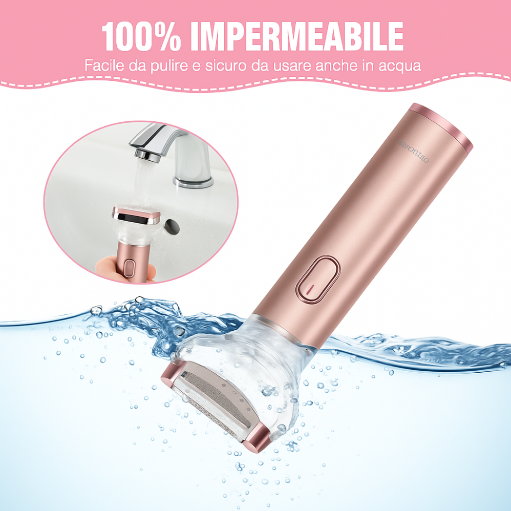 Kit Depilatore Femminile 3 in 1 Multifunzionale